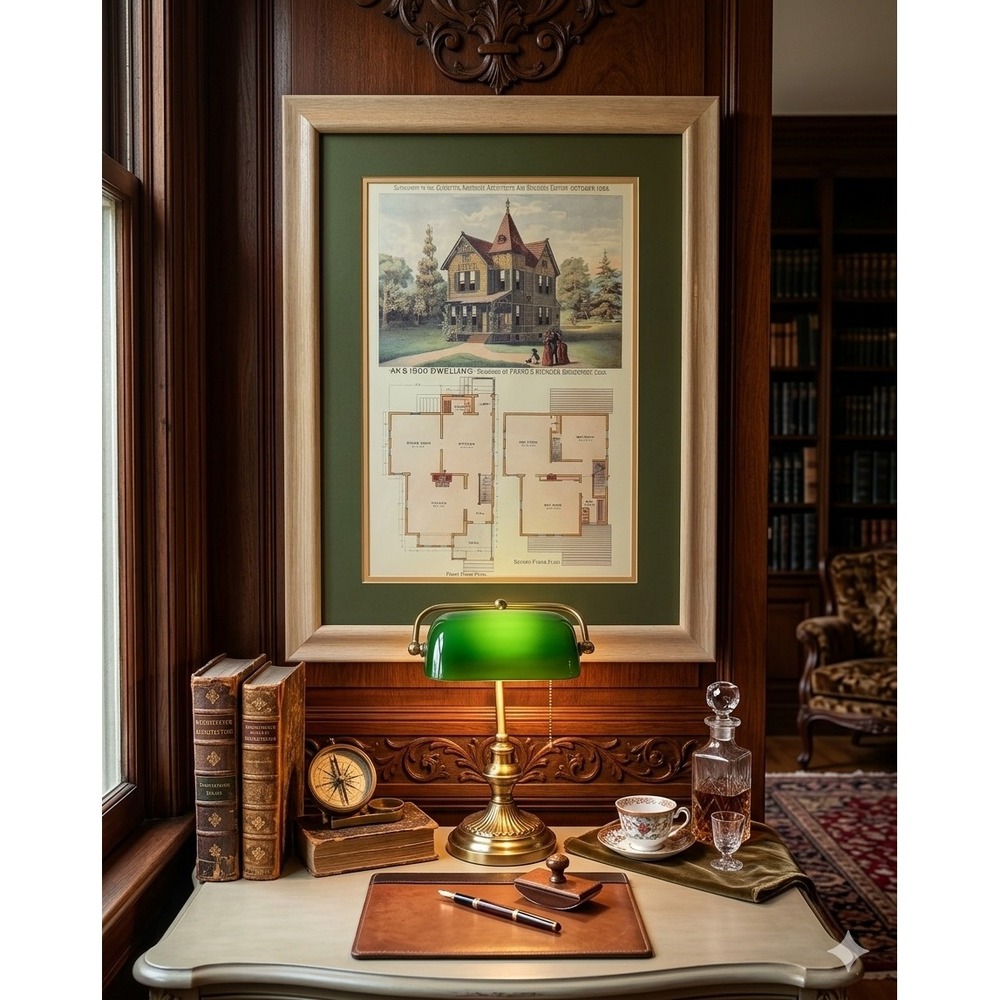 Scientific American 1886 Architectural Print Frank D Nichols $1800 Dwelling